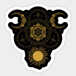 Flower Of Life | Sun and Moon Sticker